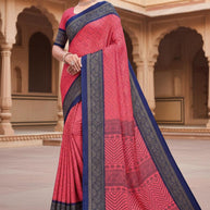 Versatile Rapier Silk Matching Saree With Blouse Piece | TWS-SPLASH-14