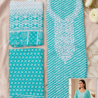 Pure Cotton Unstitched Suit Set | NCY-COTTON KOMAL
