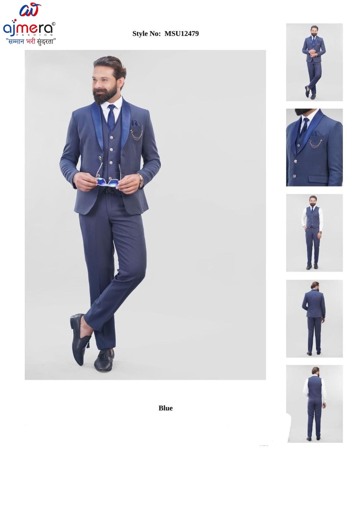 Mens Suit Manufacturer for Retailers | SNA-MSU12479