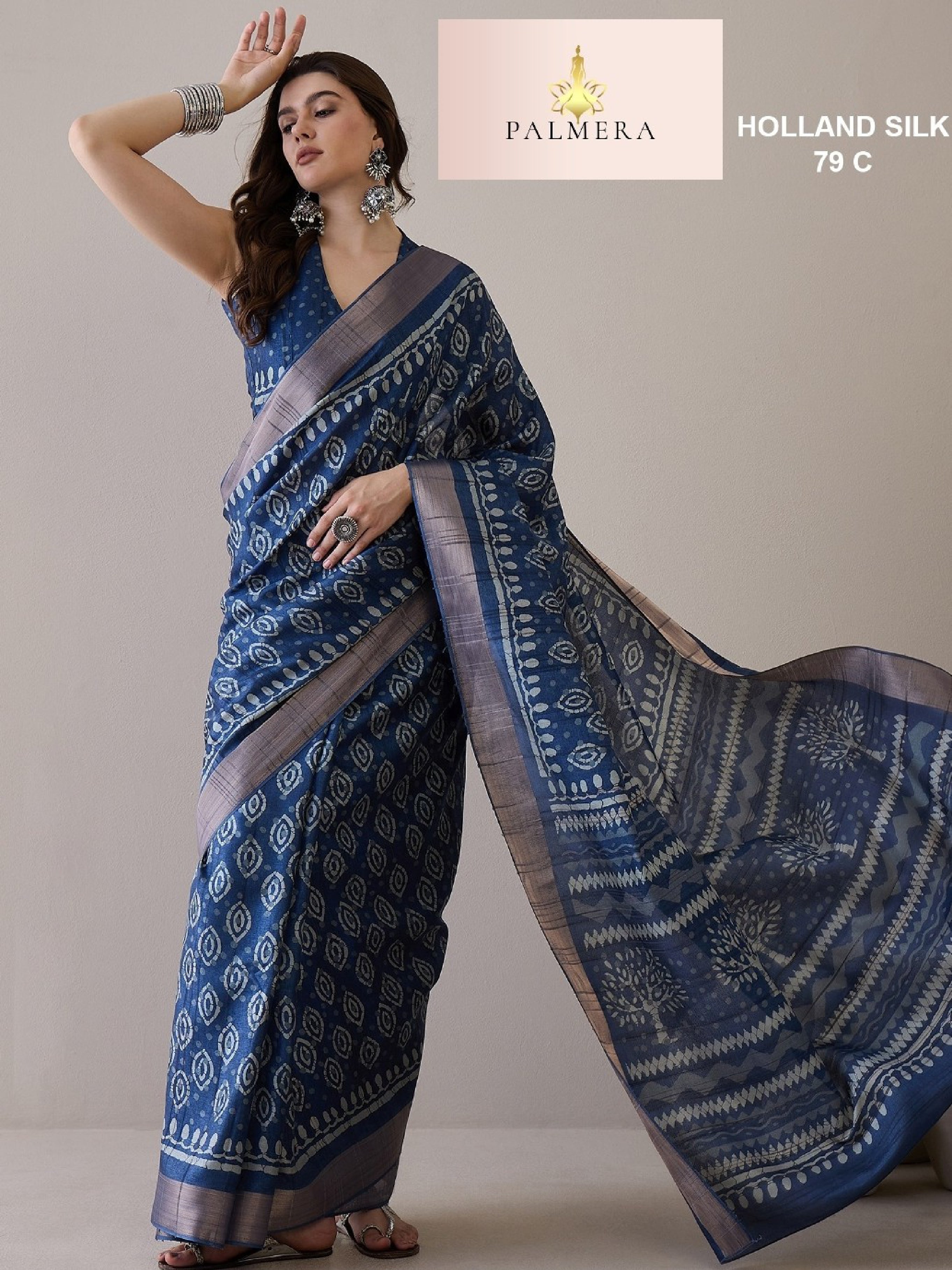 Holland Silk Handloom Silk Saree with Blouse for Premium Ethnic and Traditional Wear | ALL-HOLLAND SILK-79
