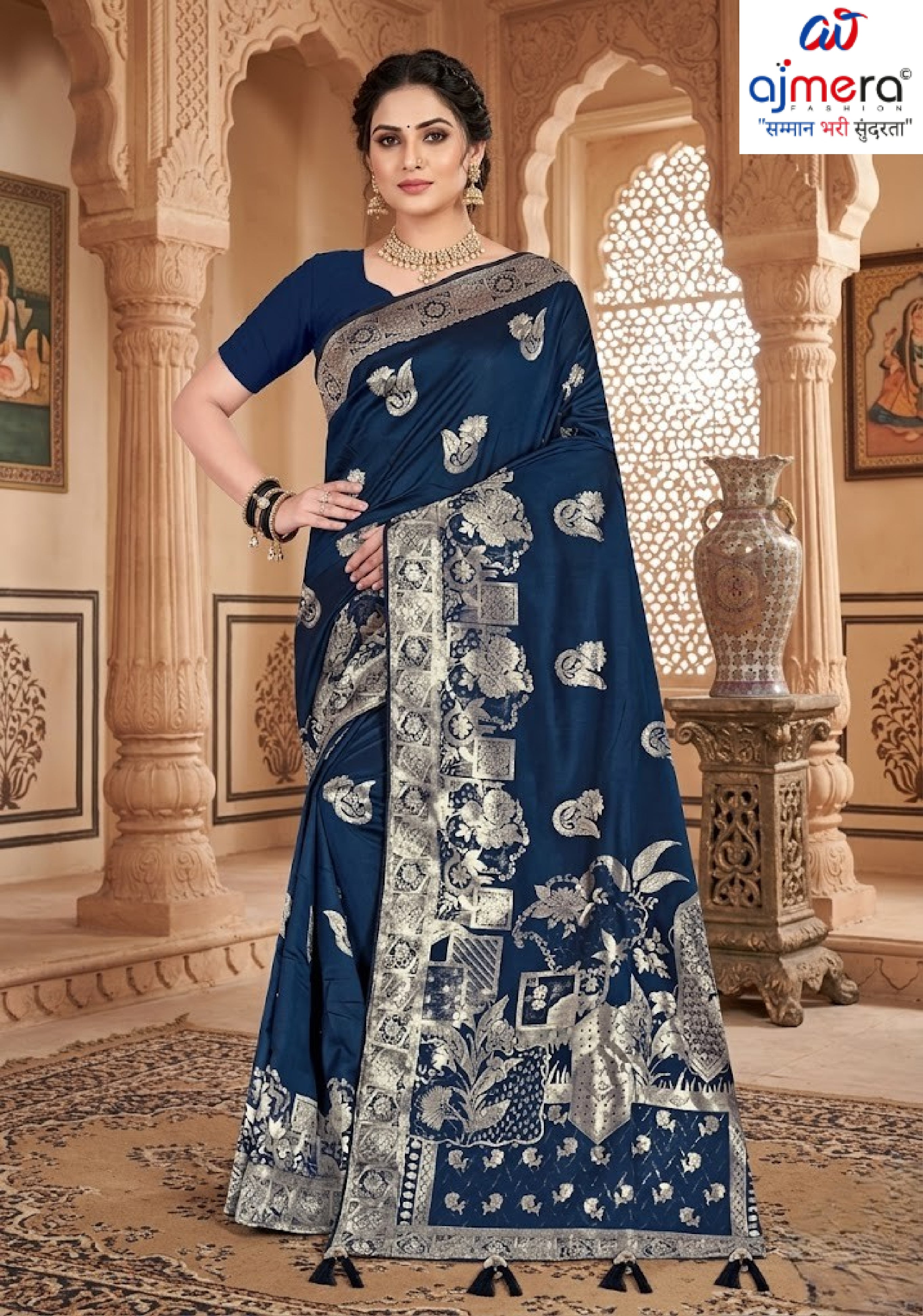 Modern Jacquard Silk Saree With Blouse Piece | TUL-HUMJOLI SILK VOL-25