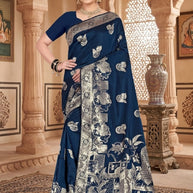 Modern Jacquard Silk Saree With Blouse Piece | TUL-HUMJOLI SILK VOL-25