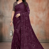 Fashionable Printed Saree with Blouse Piece for Festive Collection  | RDD-YUKTI VOL-58