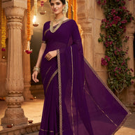 Factory Rate Dyed Matching Saree with Blouse Piece for Premium Ethnic and Traditional Wear | RAL-SHATAK