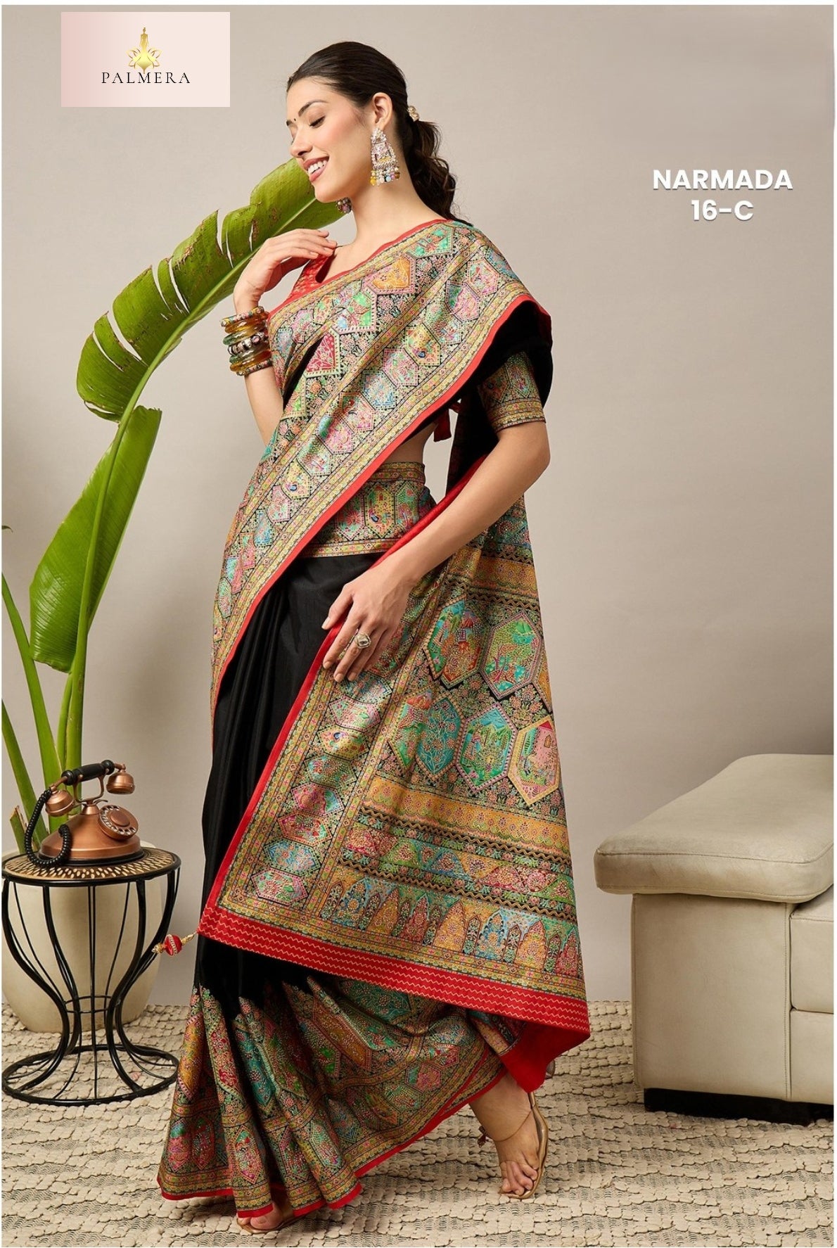 Palmera Saree Wholesaler and Palmera Saree Supplier | ALL-NARMADA-16