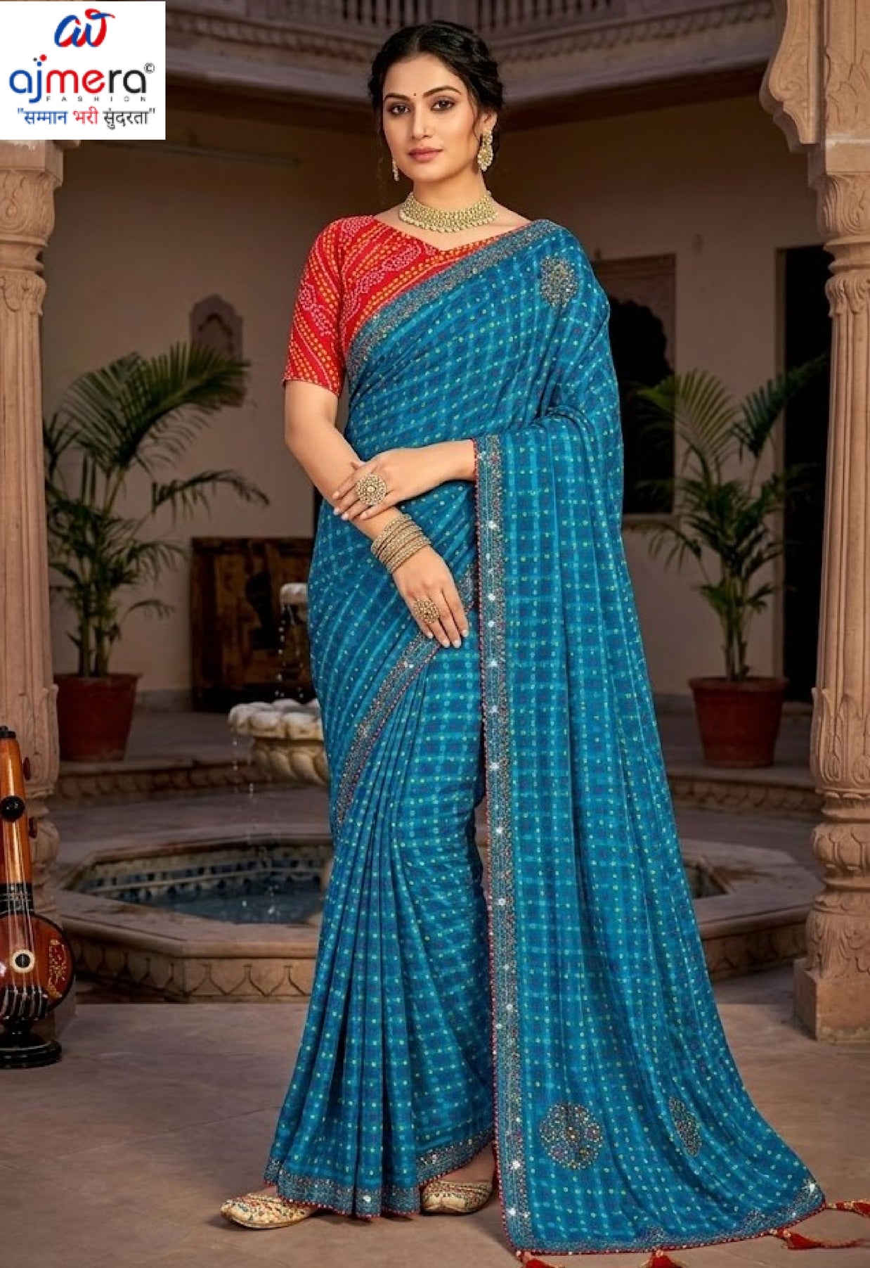 Designer Printed Saree with Blouse Piece for Special Occasions | SYF-RASAM VOL-01