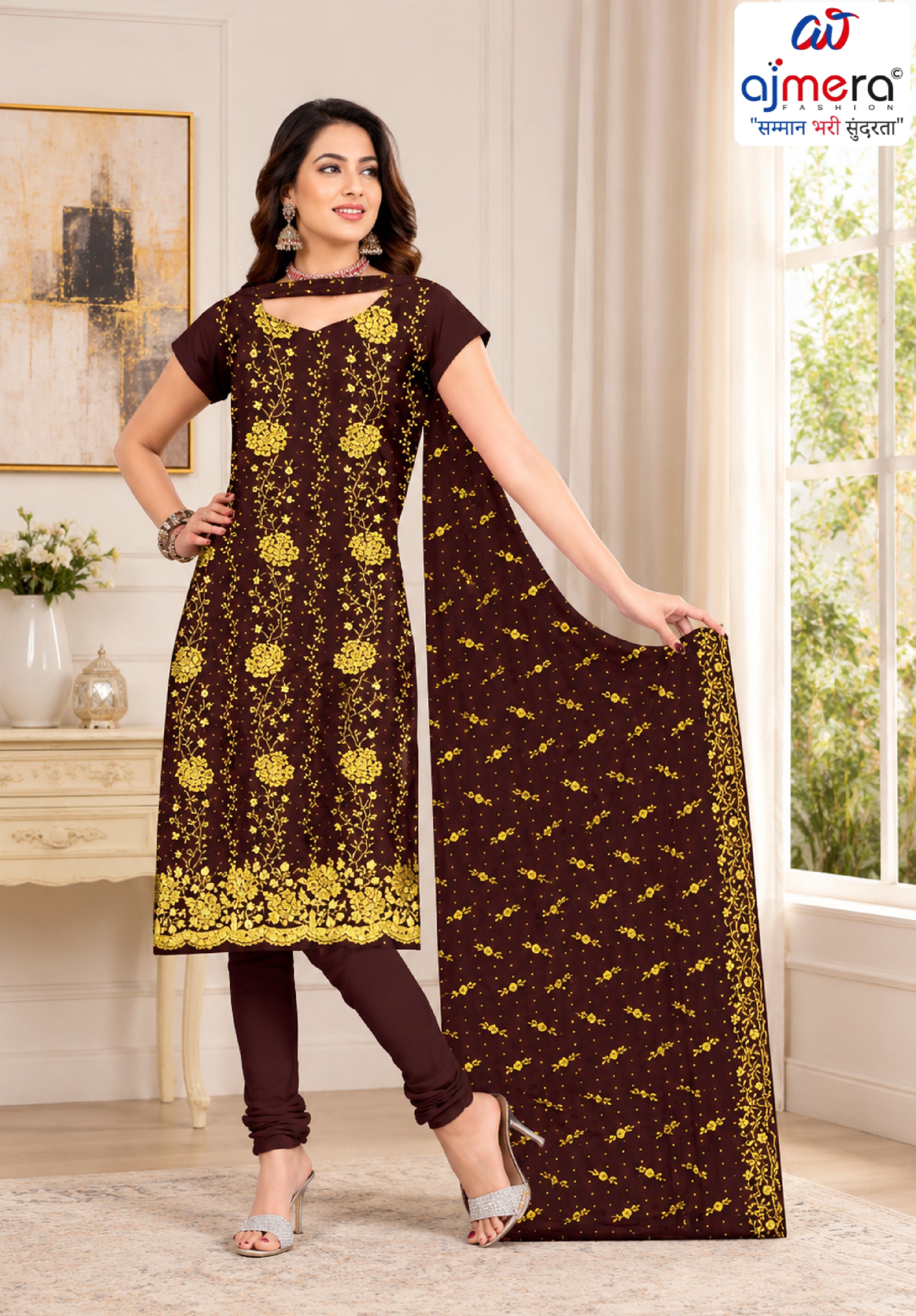 Bulk Unstitched Suit for Garment Distributors | RID-VYAPAAR-4