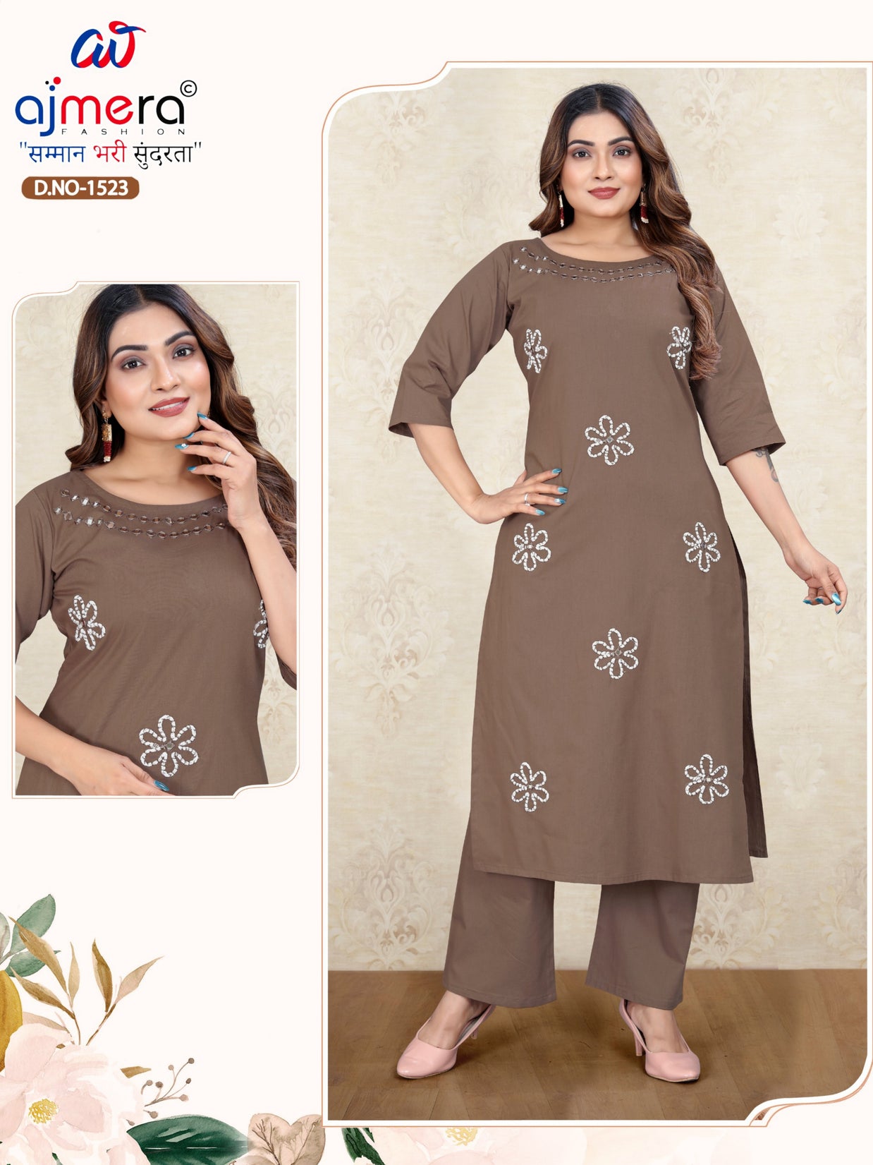 Designer Plus Size Kurti Set for Women | JMH-1535 BIG SIZE