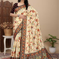 Ganga Silk Saree with Blouse for Premium Ethnic and Designer Wear | ALL-GANGA-31