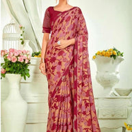 Designer Printed Saree with Blouse Piece for Special Occasions  | RDD-TAPASYA