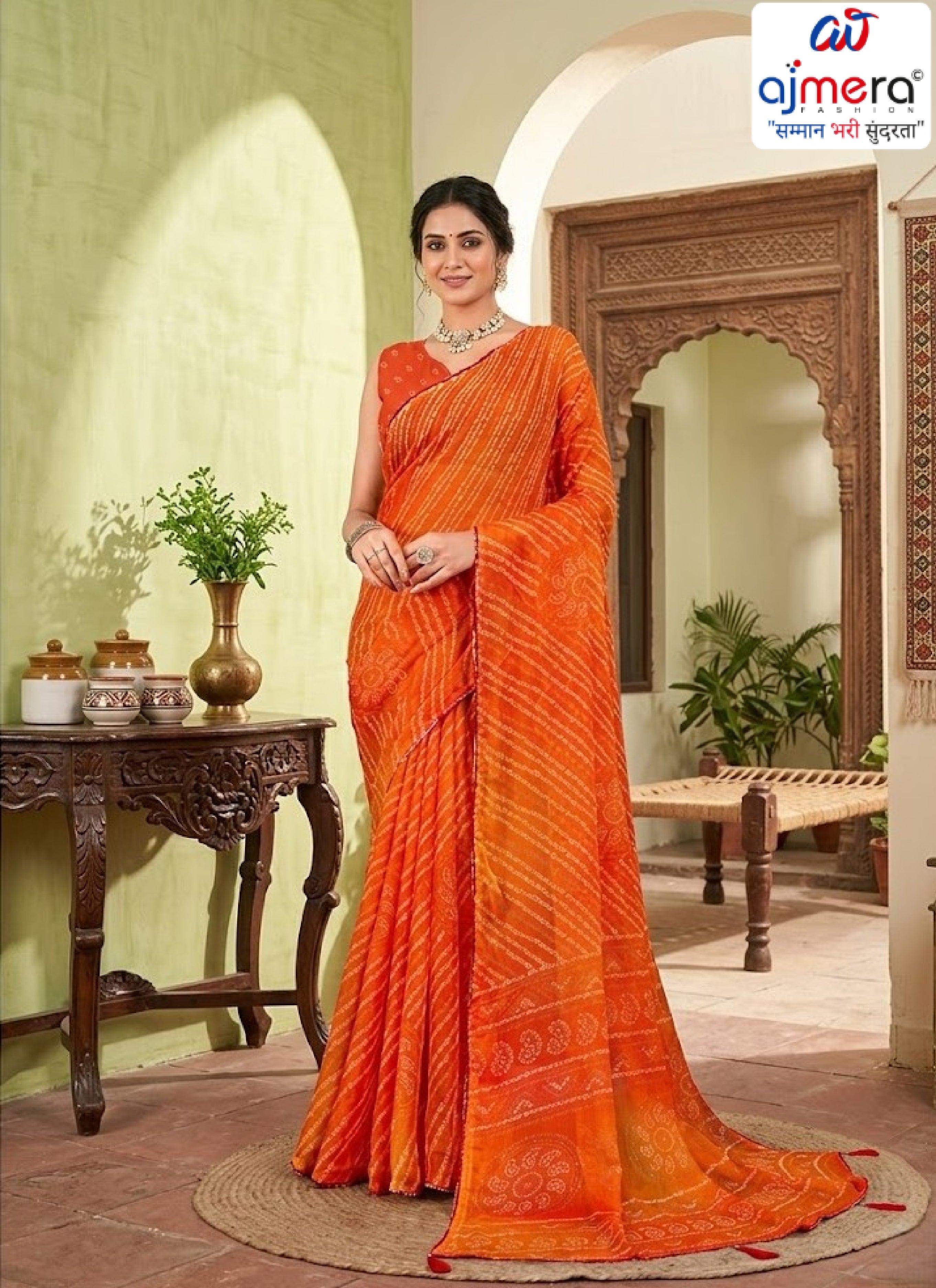 Designer Printed Saree with Blouse Piece for Special Occasions  | RMF-BANDHAN VOL-1