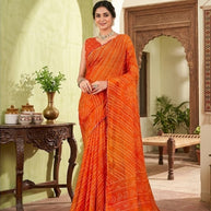 Designer Printed Saree with Blouse Piece for Special Occasions  | RMF-BANDHAN VOL-1