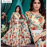 Designer Organza Gown for Women | PNC-2136