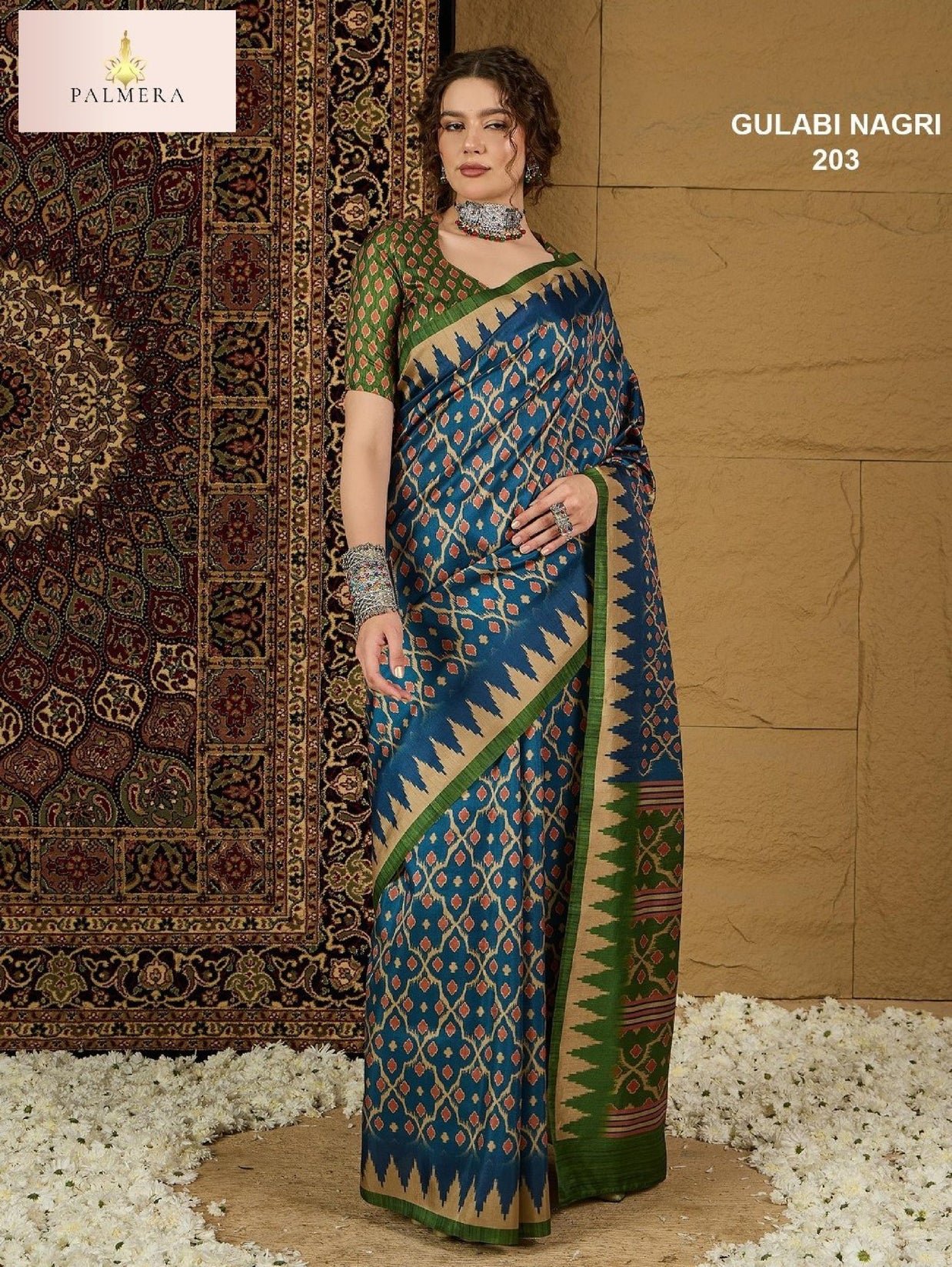 Gulabi Nagri Dolphin Saree with Blouse for Premium Ethnic and Designer Wear | ALL-GULABI NAGRI VOL-02
