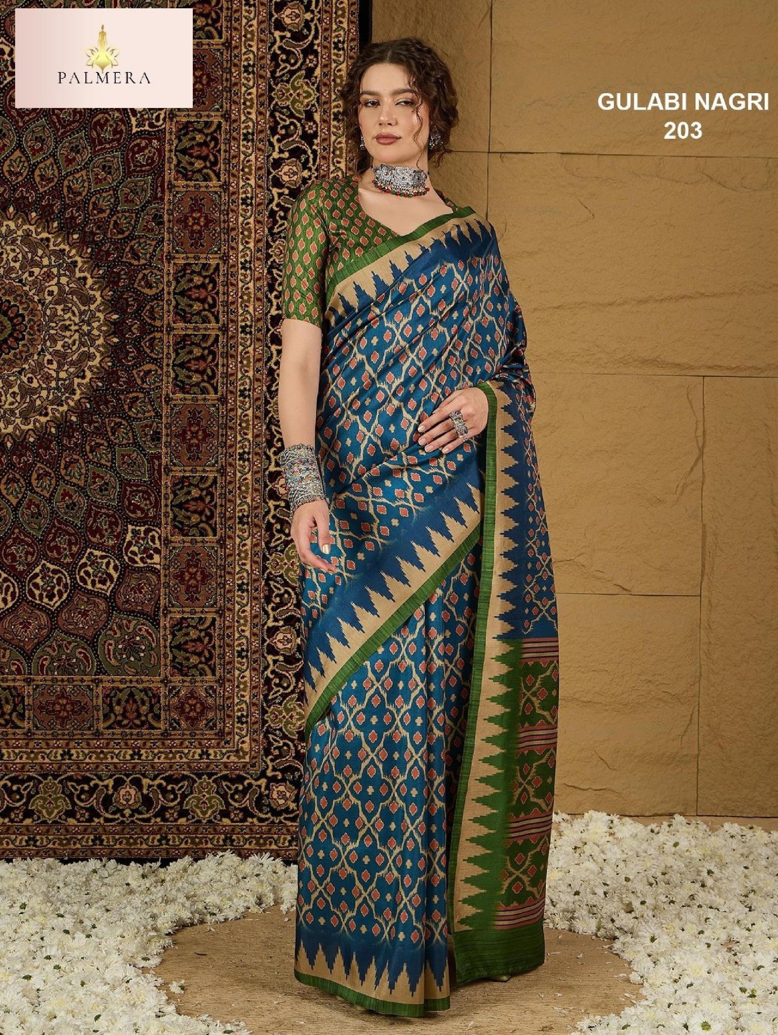 Gulabi Nagri Dolphin Saree with Blouse for Premium Ethnic and Designer Wear | ALL-GULABI NAGRI VOL-02