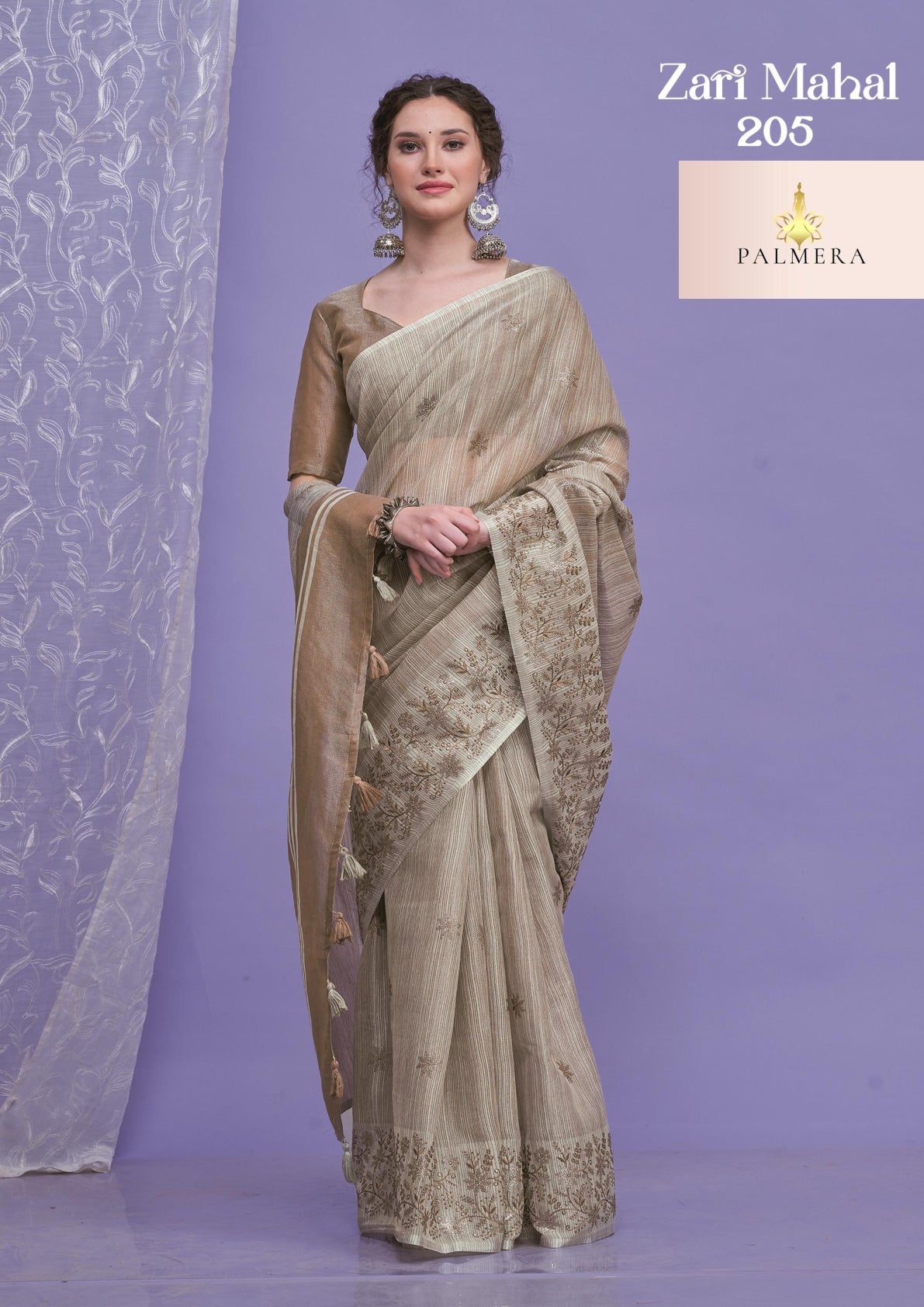 Palmera Saree Wholesaler and Palmera Saree Supplier | ALL-ZARI MAHAL VOL-02