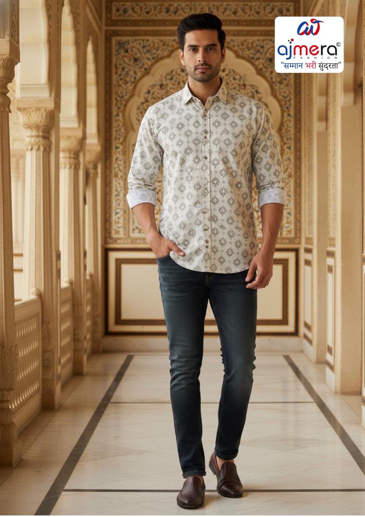 Mens Casual Shirt Wholesale Supplier India | HMF-CHANA MAMARA FS