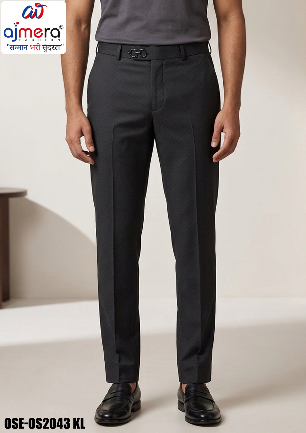Premium Men's Formal Pant for Office & Business Wear | OSE-OS2043 KL