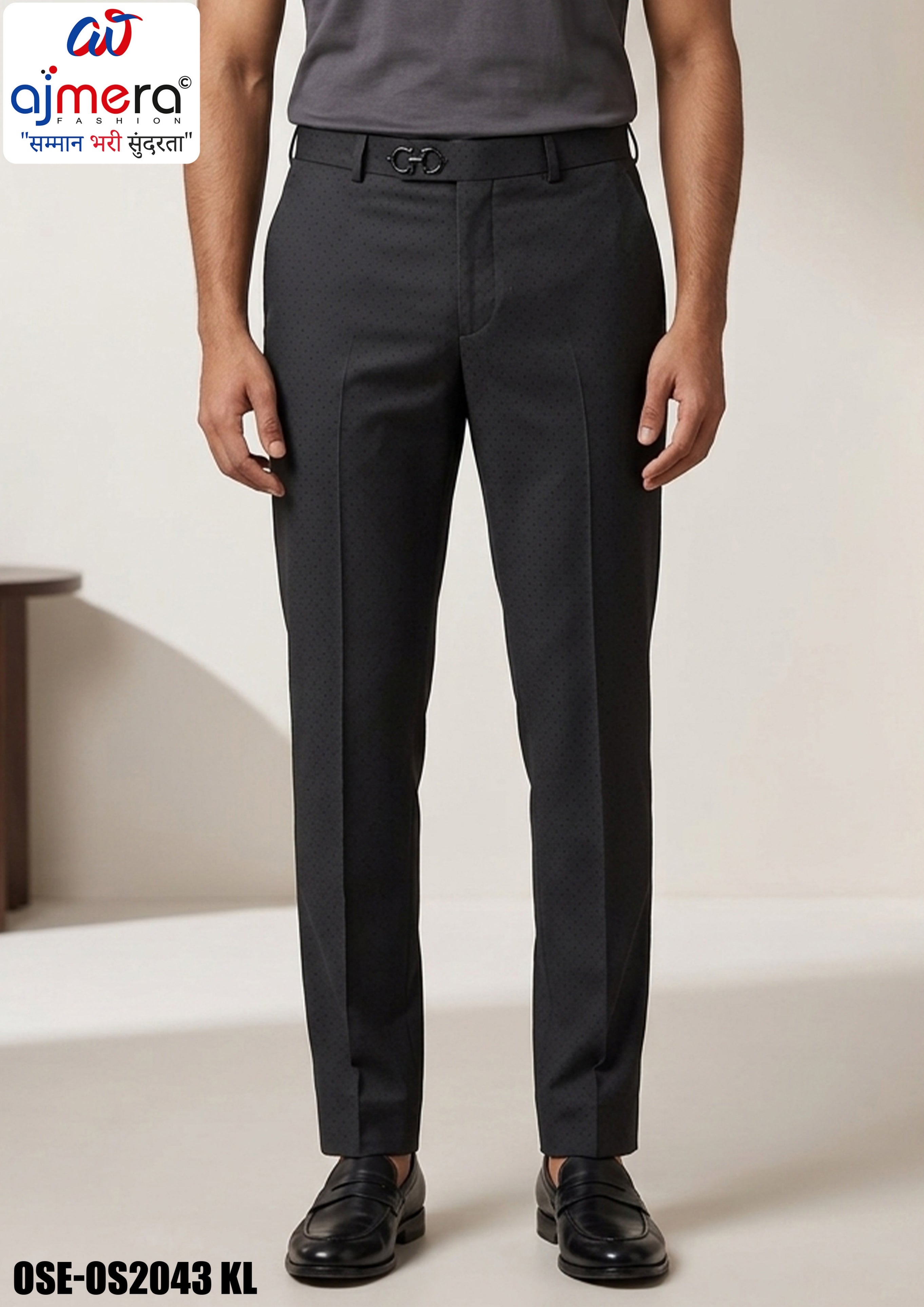Premium Men's Formal Pant for Office & Business Wear | OSE-OS2043 KL
