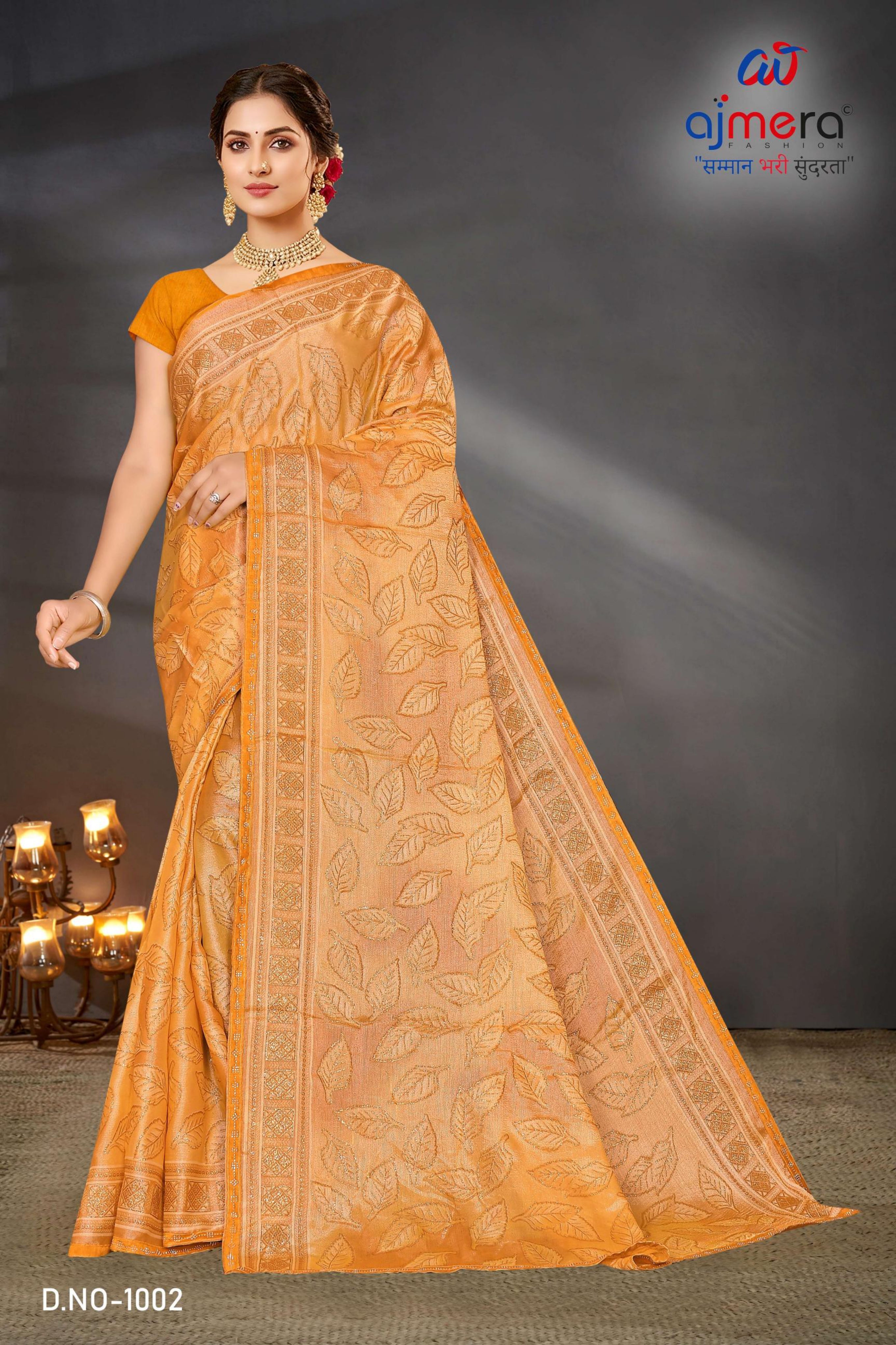 Elegant Printed Saree with Designer Blouse Piece for Festive Wear  | SNR-PURPOSE