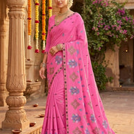 Daily Wear Cotton Saree with Without Blouse for Premium Ethnic and Traditional Wear | PJA-SANA