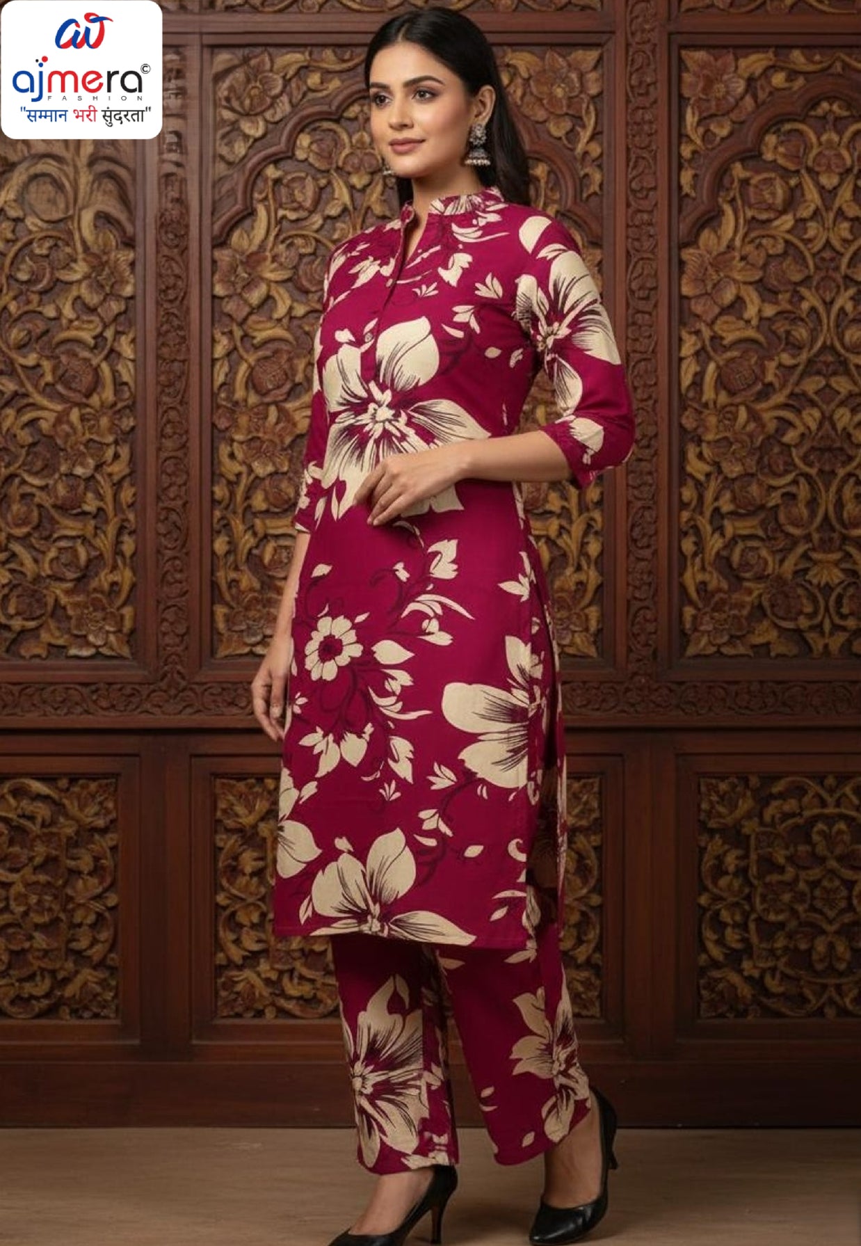 Designer Dimpal Ethnic Kurti Set for Women | KRJ-DIMPAL