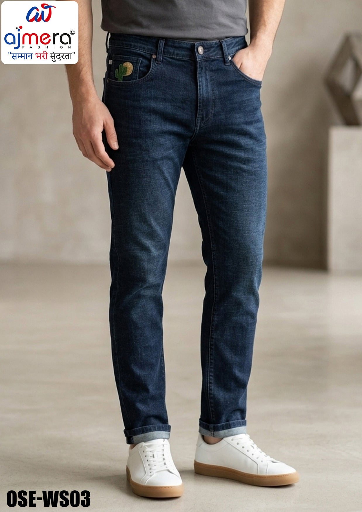 Premium Men's Denim Jeans for Casual & Everyday Wear | OSE-WS03