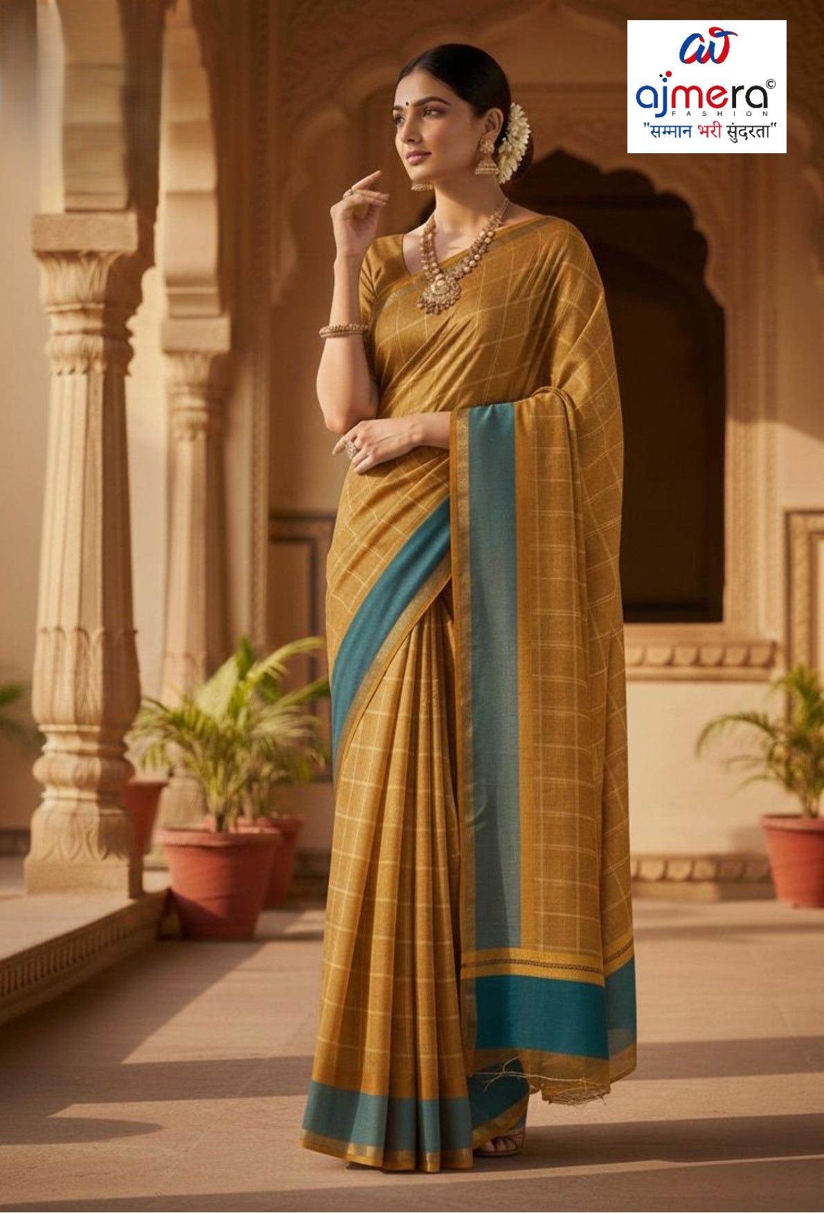 Stylish Printed Saree without Blouse for Traditional Celebrations | SSR-NORA