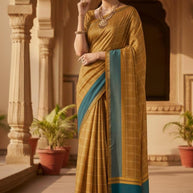 Stylish Printed Saree without Blouse for Traditional Celebrations | SSR-NORA