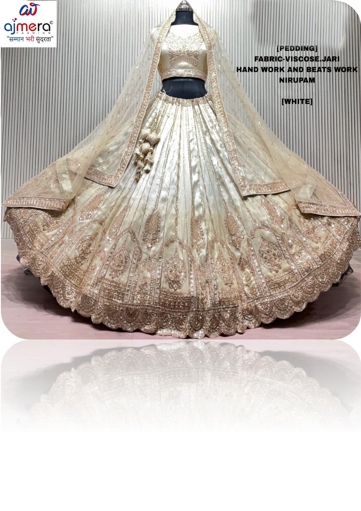 Nirupam Viscose Jari Hand Work Lehenga Manufacturer Supplier Exporter|ABF-NIRUPAM
