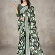Trendy Printed Saree with Blouse Piece for Women’s Ethnic Wardrobe  | CAS-PURNIMA