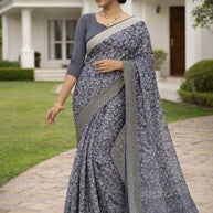 Graceful Rapier Silk Matching Saree With Blouse Piece | ANT-GOURI-1