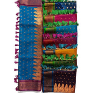 Designer Jacquard Silk Saree with Blouse Piece for Traditional Occasions | WON-SONAKSHI