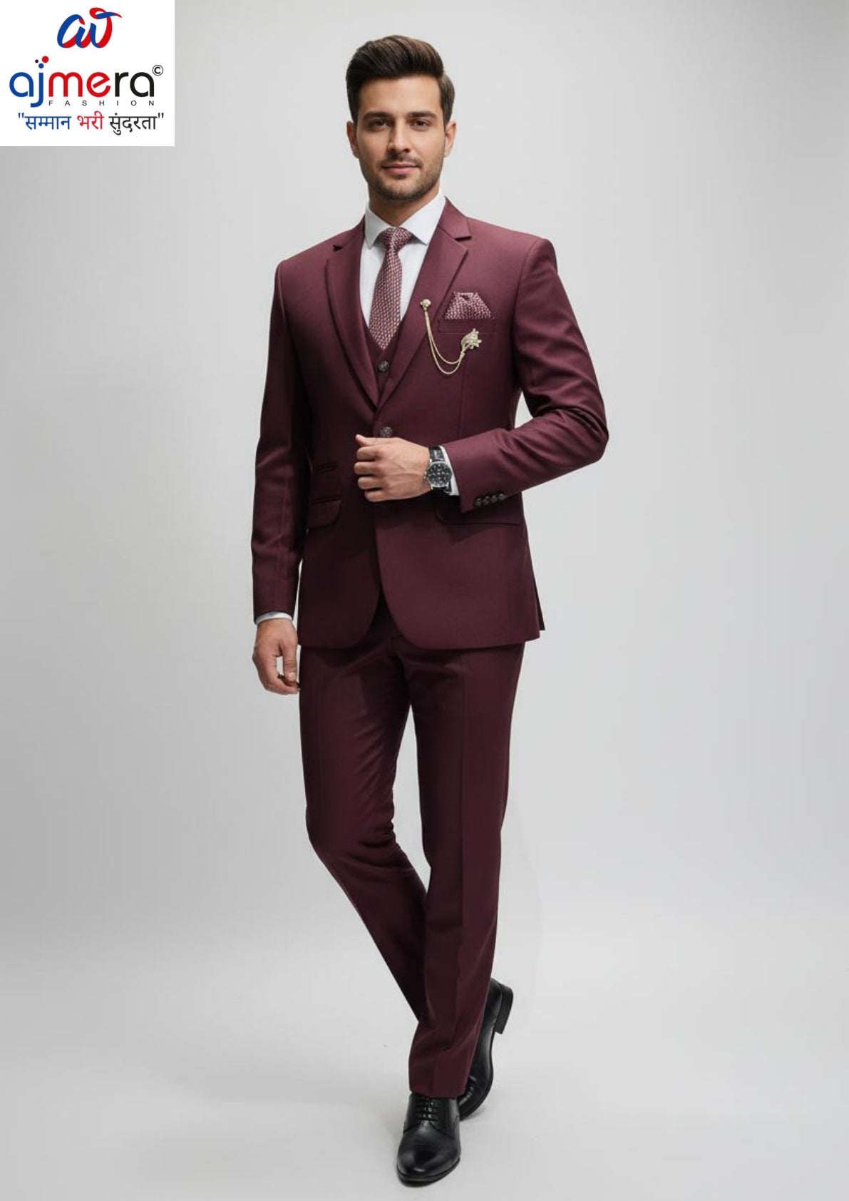 Premium Men's Coat Pant Set for Business & Party Wear | JDW-DOLPHIN