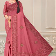 Weightless Print Loose Saree with Blouse for Premium Ethnic and Traditional Wear | SSR-OVIYA