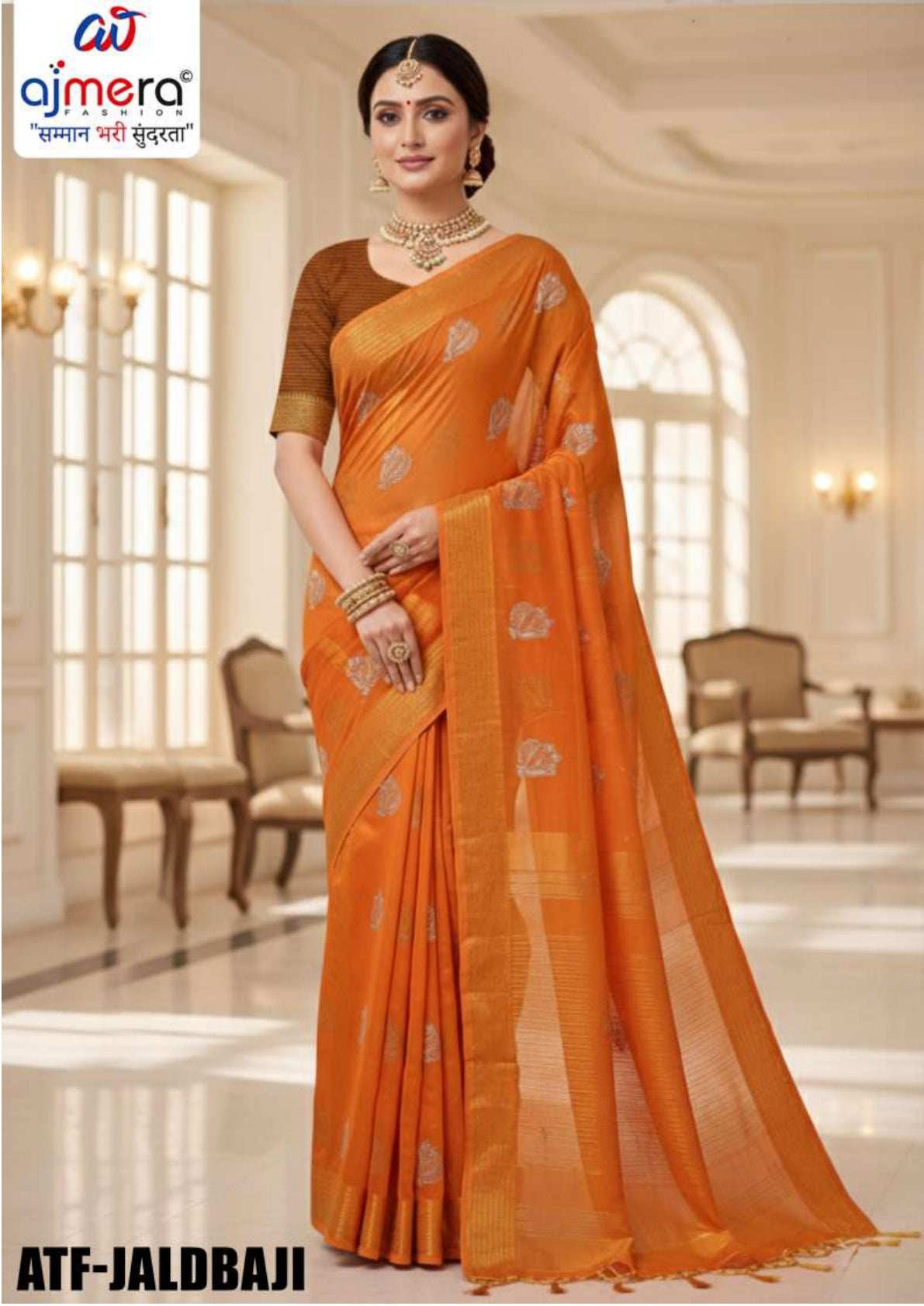 Saree Manufacturer in Surat with Blouse Piece for Premium Ethnic and Traditional Wear | ATF-JALDBAJI