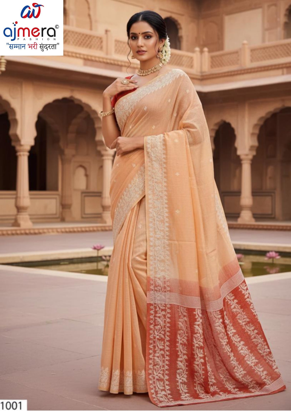 Fashionable Jacquard Silk Saree with Blouse Piece for Special Events | SOJ-KARISHMA COTTON