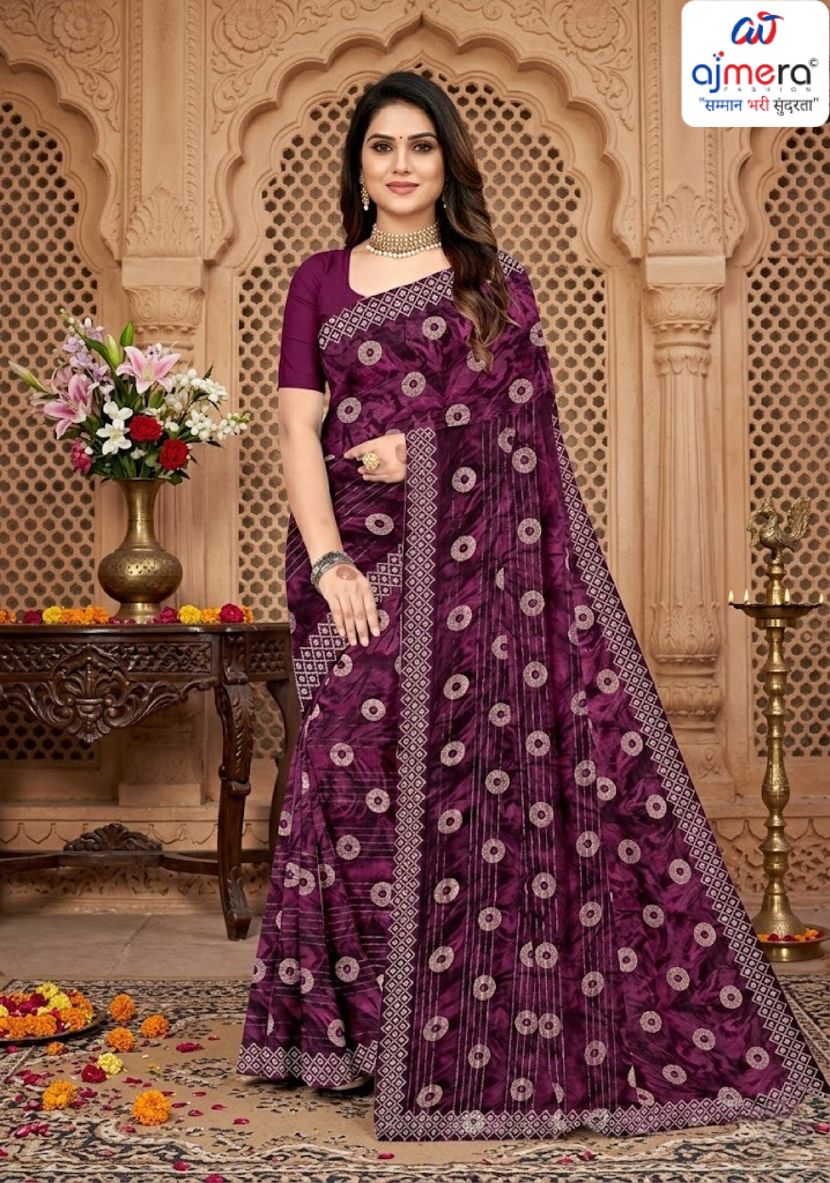 Contemporary Printed Saree with Blouse Piece for Premium Wear  | GPT-CHANCHAL-1