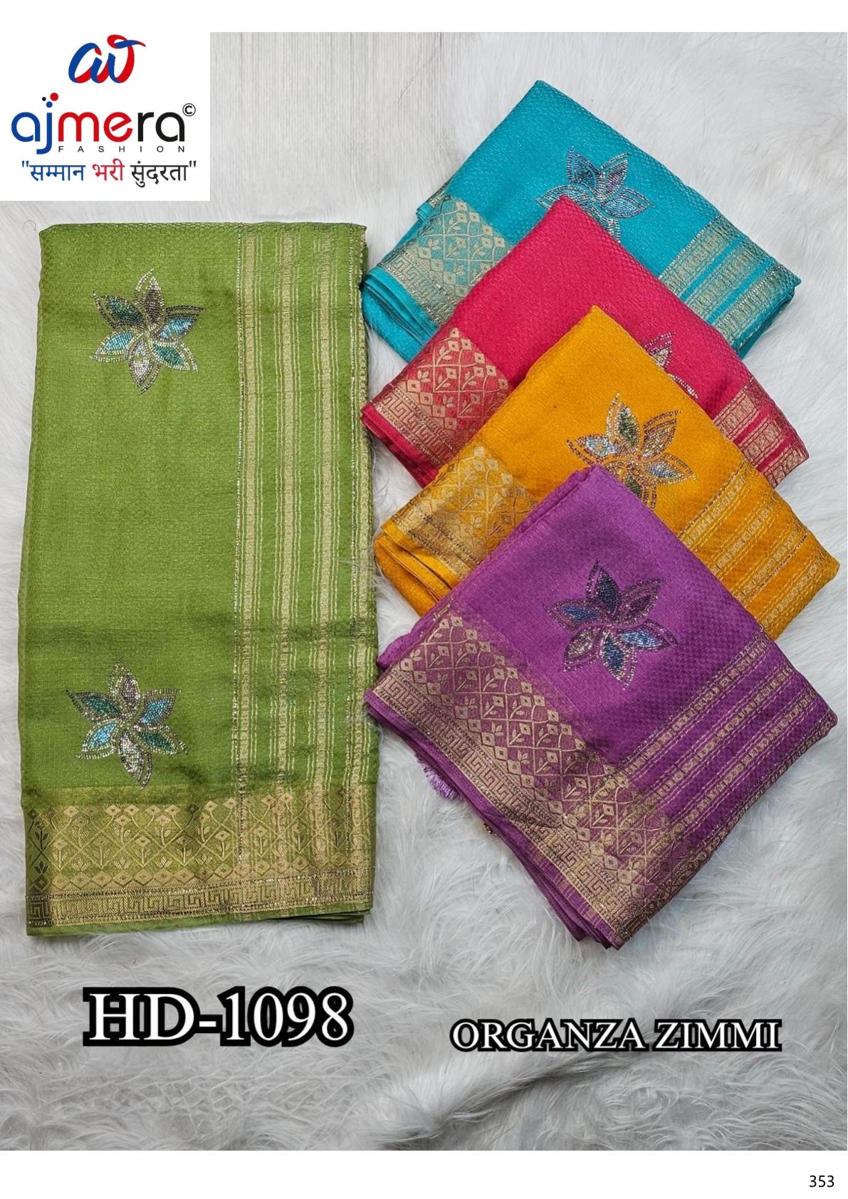Rich Jacquard Silk Saree with Blouse Piece for Sophisticated Ethnic Style | SBV-HD-1098