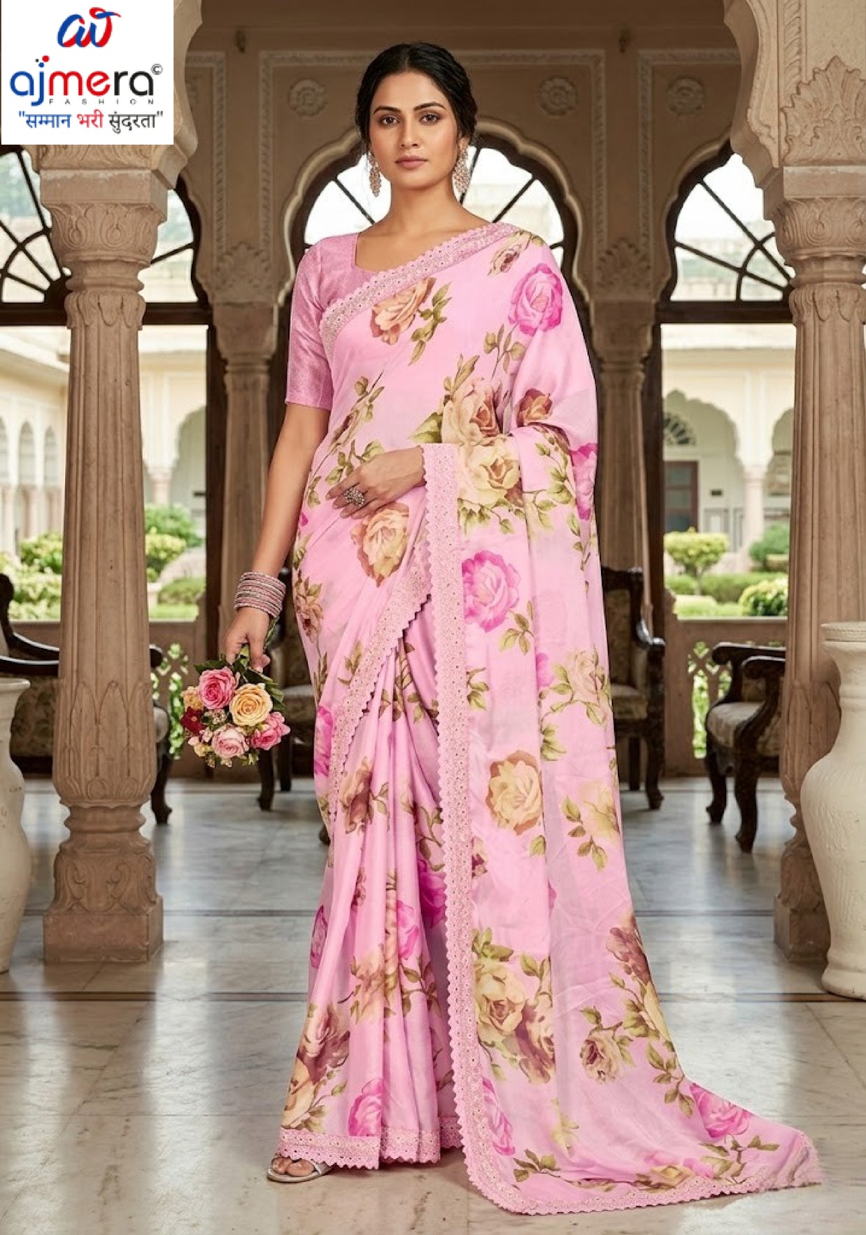 Premium Printed Saree with Matching Blouse Piece for Ethnic Elegance | RDD-GULISTA
