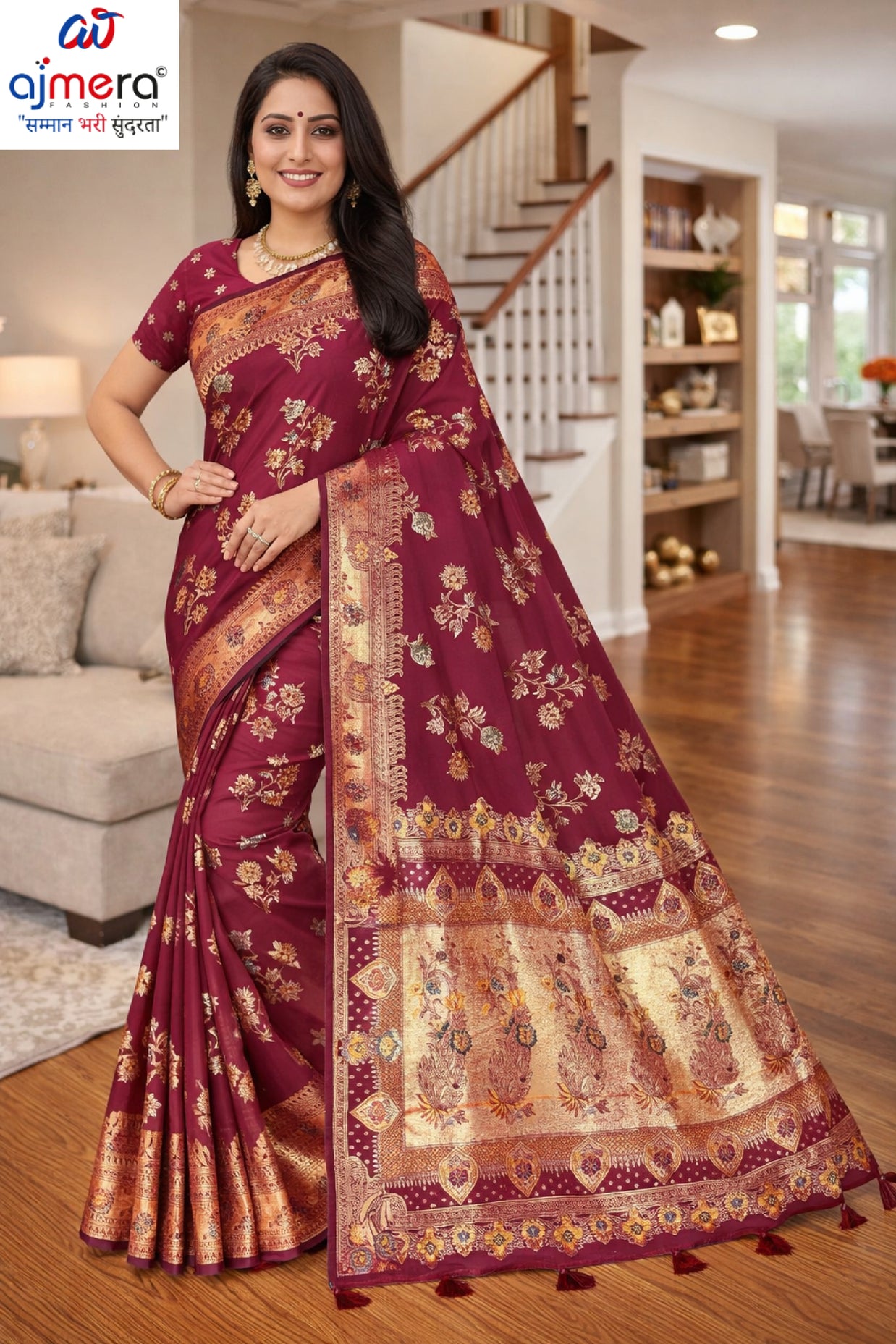 Designer Jacquard Silk Saree with Blouse Piece for Traditional Occasions | TUL-CLEAR SILK VOL-20