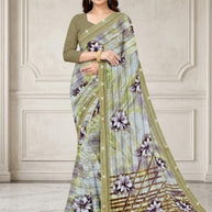 Designer Printed Saree with Blouse Piece for Special Occasions  | CAS-AMRUT DHARA