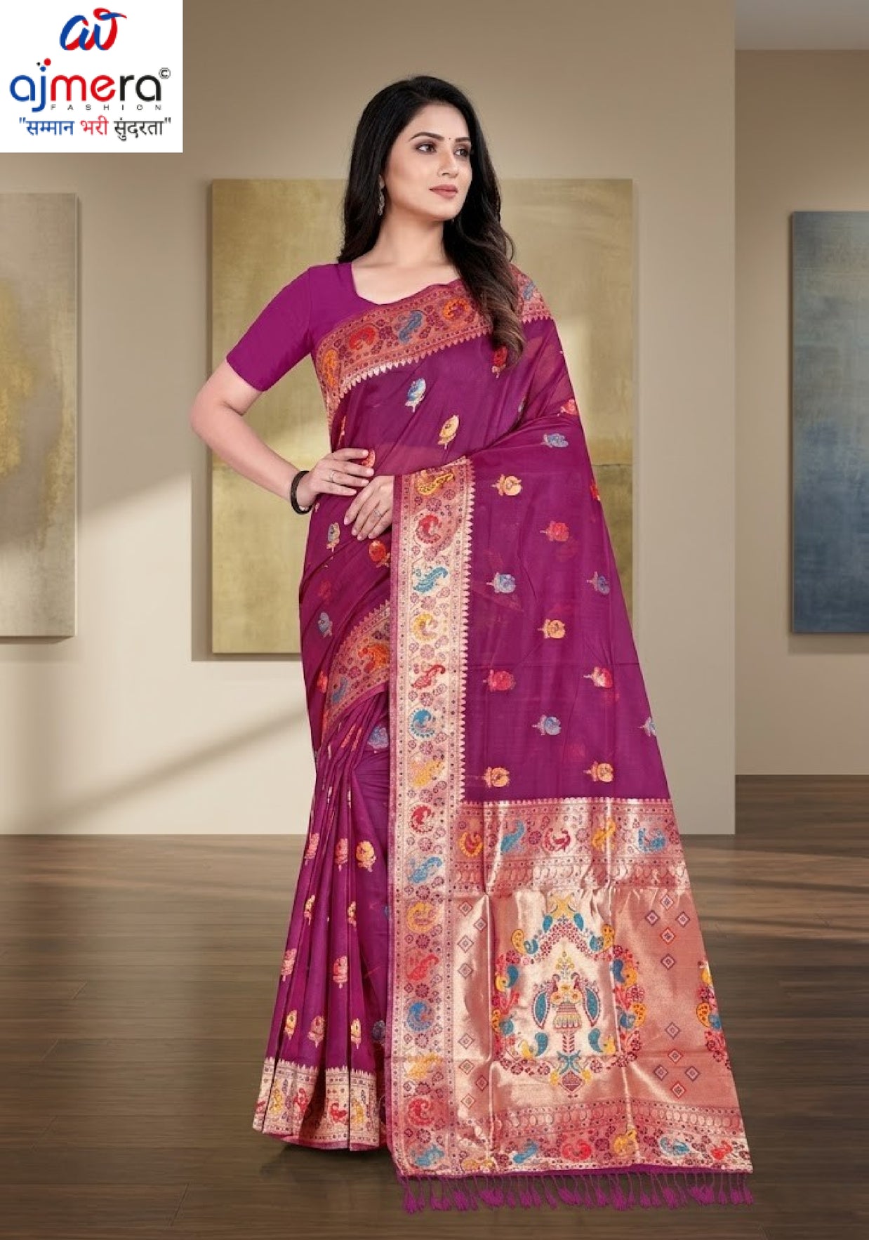 Exclusive Jacquard Silk Saree with Blouse Piece for Premium Cultural Wear | TUL-SAFARI COTTON VOL-02