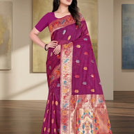 Exclusive Jacquard Silk Saree with Blouse Piece for Premium Cultural Wear | TUL-SAFARI COTTON VOL-02