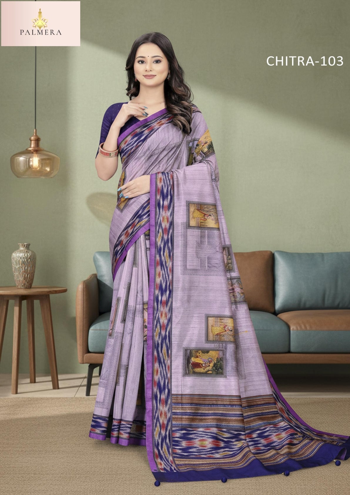 Chitra Blended Silk Saree with Blouse for Premium Ethnic and Designer Wear | ALL-CHITRA VOL-01