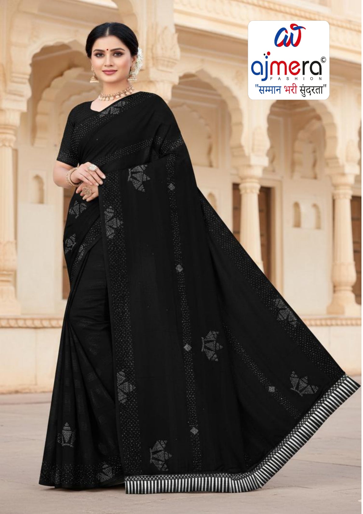 Dyed Matching Saree Supplier with Blouse Piece for Premium Ethnic and Traditional Wear | RAL-SONALI