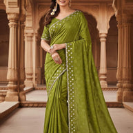 Handwork Heritage Saree Manufacturer and Handwork Heritage Saree Supplier | SXS-1789