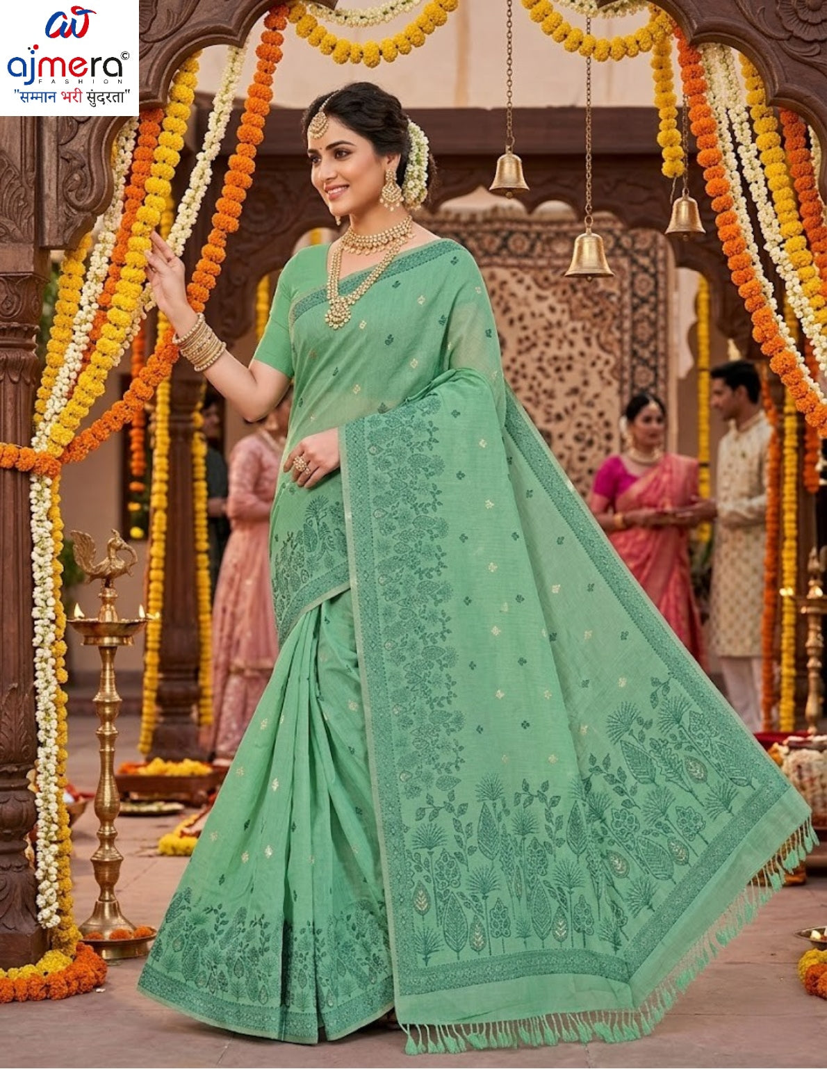 Graceful Rapier Silk Matching Saree With Blouse Piece | DBU-PYARI MUNGA VOL-2