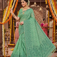 Graceful Rapier Silk Matching Saree With Blouse Piece | DBU-PYARI MUNGA VOL-2