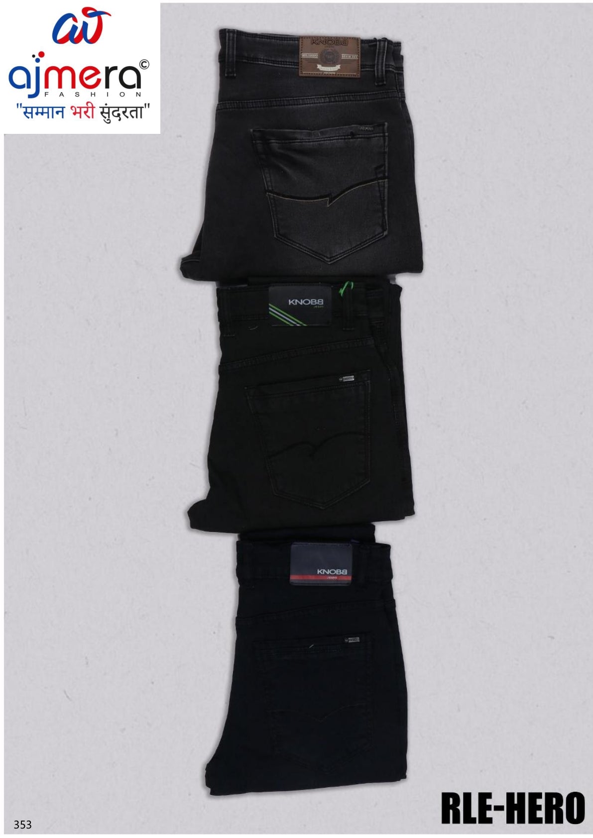 Premium Men's Denim Jeans for Casual & Everyday Wear | RLE-HERO